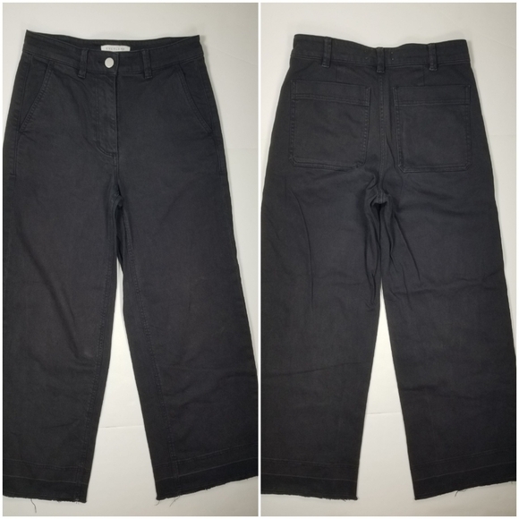 Everlane High Rise Straight Ankle Jeans Sz 2 Released Hem Gray - Picture 1 of 7